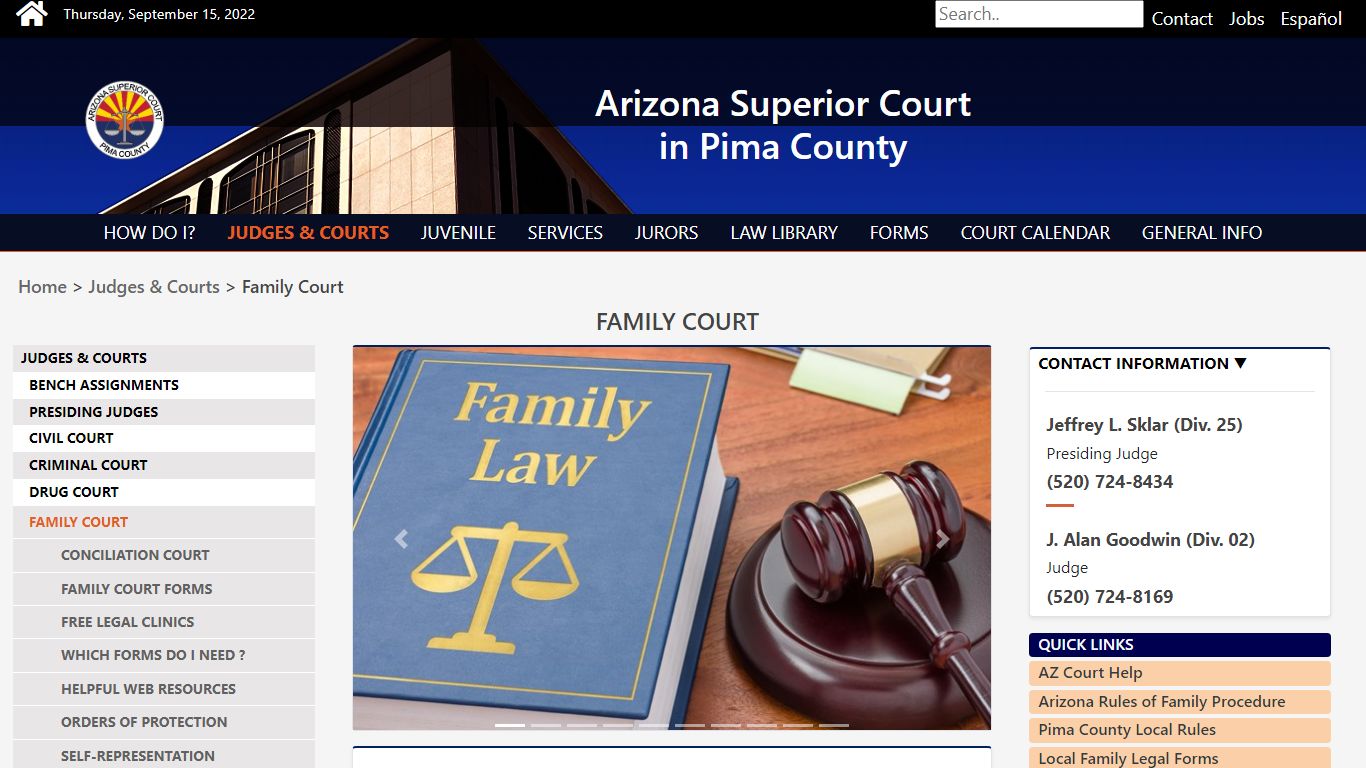 Family Court - Pima County, Arizona